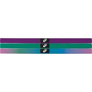 Asics Hera Thin Headband - 3-Pack Ombre Assorted, One Size
