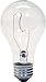 GE 97478 25-Watt 215-Lumen Decorative A19 Incandescent Light Bulb, Crystal Clear, 2-Pack