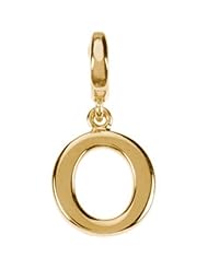 14K Yellow Petit Circle Charm