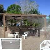 Outdoor Cooling - EcoMist Air Cooler Medium Pressure Patio Misting System Housed in Plastic Box