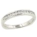 13 Round Channel Diamond Square Wedding Band .19cttw