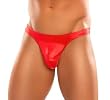 Male Power Satin Lycra RED Bong Thong