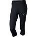 Nike Women's Essential Running Capri, Black/Reflective Silver, Large