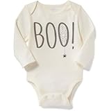 オールドネイビー OLD NAVY/ ハロウィン グラフィック ボディスーツ シー ソルト ロンパース長袖 3～6ヶ月【並行輸入】