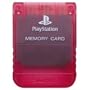PS One Crimson Red Memory Card