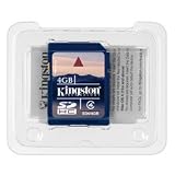 Kingston 4 GB Class 4 SDHC Flash Memory Card SD4/4GBET