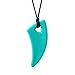 ARK Saber Tooth, Chew Necklaces for Sensory Kids and Adults, Oral Fidget for Autism, ADHD, SPD, Anxiety, Medical-Grade Sensory Chew Necklace, XT, Firm, Teal