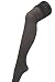 Yelete Killer Legs Thigh High Sheer Stockings with Stay-Up Lace Band (825HD010), Black