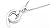 Drunk Wind Morbidezza Angle Double Helix Shape Zircon Silver Temperament Pendant Necklace