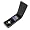 TeckNet Luxury Black Leather Ipod Nano 5G Leather Flip Case + Black sock and New Screen Protector- Black