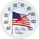 TAYLOR 13.5 &acute; Large Dial USA Flag Thermometer - B000NJRBZA