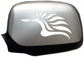 (2) 3D Plume Style for Rearview Mirror JDM Euro Cool Funny Car Decal or Sticker