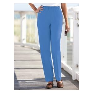 Buy Petite Lt Acorn Dennisport Stretch Pull-On Pants by Appleseeds