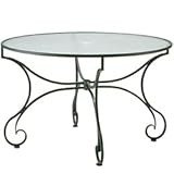 IMAGE OF Riverton Dining Table - Wrought Iron Patio Furniture