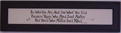 Large Framed Verse - Dr. Seuss