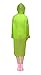 ColorDrip Women's Eco-friendly EVA Fashion Translucent Raincoat Green