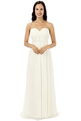  Pleated Backless Ruched  Lace-Up Beaded Sweetheart Chiffon Evening Dress  With Rhinestones and Ruffles