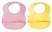 Baby : Kiddopotamus Bibbity Rinse And Roll Bib Yellow and Pink 2-Pack