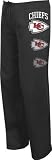 Kansas City Chiefs Ladies Black Lateral Spirit II Fleece Pants (Medium)