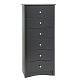 Prepac Manufacturing Sonoma 6-Drawer Lingerie Chest - MDC-2354-K Prepac Manufacturing Sonoma 6-Drawer Lingerie Chest - MDC-2354-K