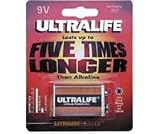ULTRALIFE 9V ULTRALIFE High-Energy 9-Volt Lithium Batteries (ULTRALIFE 9VULTRALIFE)