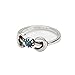 Banggood 6 Pcs Different Geometric Arrow Moon Statement Midi Rings Set Girls Gifts