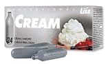 100 units Cream chargers nitrous oxide N2O. Compatible Mosa, Liss, ISI, MASTRAD, ICO, BESTWHIP, KAYSER and others.