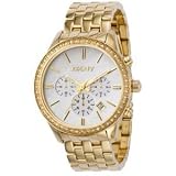 DKNY #NY4843 Women's Gold Tone Essential Oversized MOP Dial Chronograph Watch