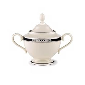 Lenox Hancock Platinum Sugar Bowl by Lenox