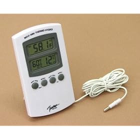  Thermometer Digital Hygrometer Indoor Outdoor Min Max