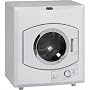 Avanti : D110 24in Portable Electric Dryer, 9 lbs. Capacity, Stainless Steel Drum - White