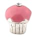 LovingtheBead © 'Cupcake' Sterling Silver Plated Slide-on & Slide-Off Bead Charm