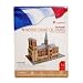 Daron Notre Dame Cathedral 3D Puzzle With Book [Toy]