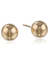 Duragold 14k Gold 6mm Ball Studs