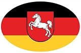 Produkt-Bild: Autoaufkleber Wappen Fahne Niedersachsen Aufkleber
