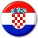 (D Pin) 25mm Lapel Pin Button Badge: Croatia - Croatian Flag