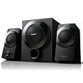 Sony SRSD5 2.1 PC-Lautsprecher-System (50 Watt) schwarz
