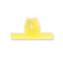 Qosina 17017 Polyether Polyurethane Wing Sponge, 3-1/2" Length x 3-1/2" Width x 1" Thick (Pack of 25)