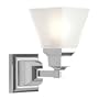 Livex 1031-05 Mission Bath Light Chrome