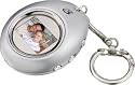 GPX PF108S 1.1-Inch Color Display Digital Photo Frame Key Chain (Silver)