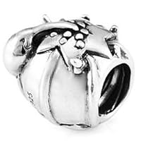 Authentic OHM Pincushion Sewing Pin Cushion 925 Sterling Silver Bead fits European Charm Bracelet