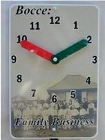 Bocce Customizable Scoreboards, style #2