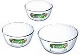 Pyrex - Lot de 3 Bols 0.5 L, 1.0 L & 2.0 L  (Import Grande Bretagne)