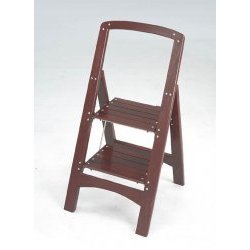 Click here to buy Rockford Series Mahogany Two Step Step Stool (Mahogany) (35H x 18W x 19.63D) by Stacks and Stacks.