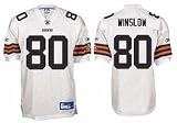 Kellen Winslow Cleveland Browns #80 Authentic Reebok NFL Football Jersey (White)