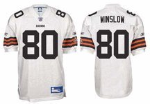 Kellen Winslow Cleveland Browns #80 Authentic Reebok NFL Football Jersey (White)