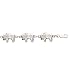 Sterling Silver Elephant Bracelet - 7.5''