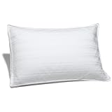 Pinzon Pyrenees Medium Density White Goose Down Queen Pillow by Amazon