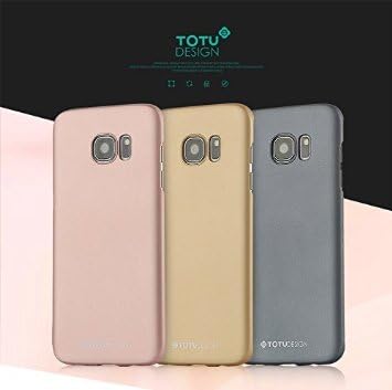 Samsung Galaxy S7, TOTU [ Color Series ] Solid Slim PC Thin Back Case Cover for Samsung Galaxy S7 (Rose Gold)