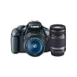 Canon EOS Rebel T3 12.2 MP CMOS Digital SLR with 18-55mm IS II Lens + Canon EF-S 55-250mm f/4.0-5.6 IS Telephoto Zoom Lens